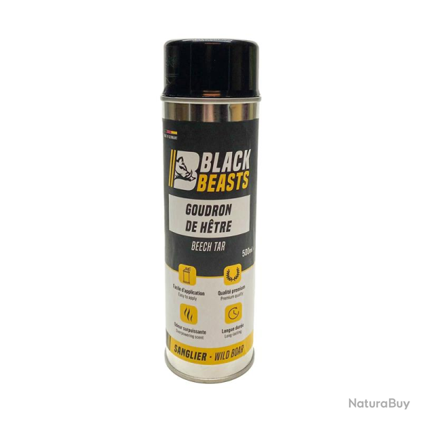 A�rosol Black Beasts Goudron de h�tre - 500 ml