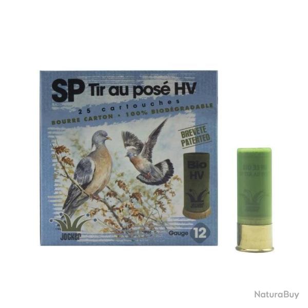 Bo�te de 25 Cartouches Jocker Bio SP Tir au Pose 33 HV BJ - Cal. 12/70/16 - 6 / Par 1