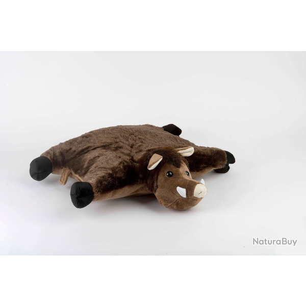 DC 25 ! Coussin peluche Nature De Brenne Sanglier