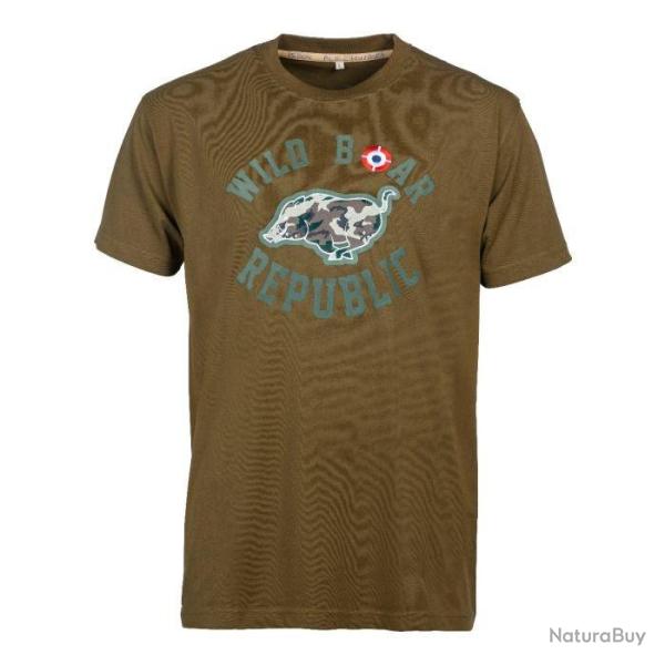 DC 25 ! T-shirt Percussion Sanglier courant