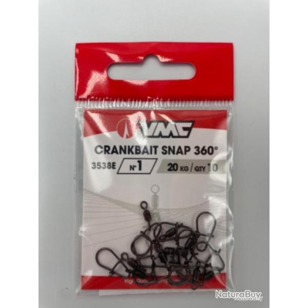 �merillons � agrafes VMC Crankbait snap 360 n1