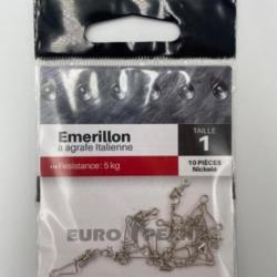 &Eacute;merillons &agrave; agrafe italienne europ&ecirc;che n1