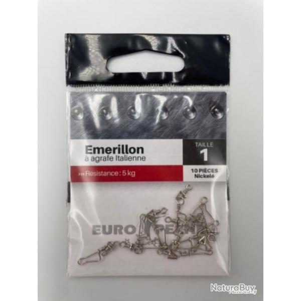 �merillons � agrafe italienne europ�che n1