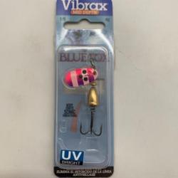 Cuill&egrave;re tournante Vibrax blue Fox 4 gr rose