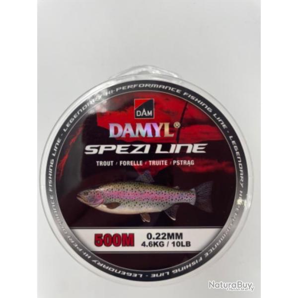 Nylon DAM spezi line sp�cial truite 0,22mm 500m