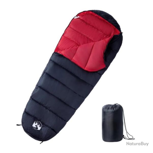 Sac de couchage momie camouflage - Camping 3 saisons Rouge et Noir 194 X 68 cm