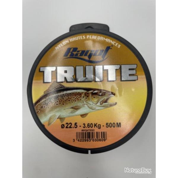 Nylon ragot sp�cial truite 0,225mm 500m