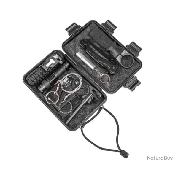 Kit de survie 10 pi�ces - Outils essentiels pour l'aventure