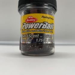 P&acirc;te &agrave; truite Berkley powerbait noir glitter