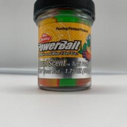 P&acirc;te &agrave; truite Berkley powerbait multicolore tutti fruit