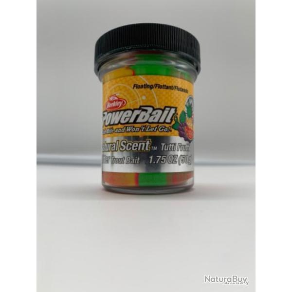 P�te � truite Berkley powerbait multicolore tutti fruit