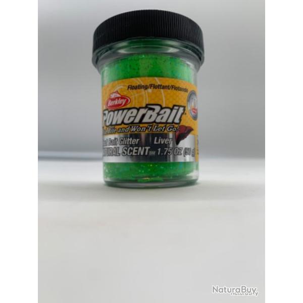 P�te � truite Berkley powerbait vert foie