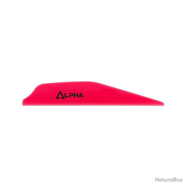 Plume de fl�che Plastique BOHNING ALPHA (par 100) - Rose Fluo