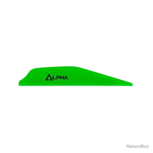 Plume de fl�che Plastique BOHNING ALPHA (par 100) - Neon Vert