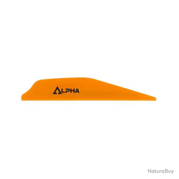 Plume de fl�che Plastique BOHNING ALPHA (par 100) - Neon Orange