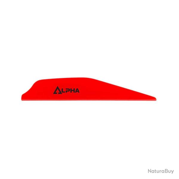 Plume de fl�che Plastique BOHNING ALPHA (par 100) - Rouge