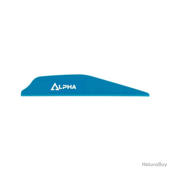 Plume de fl�che Plastique BOHNING ALPHA (par 100) - Bleu satin
