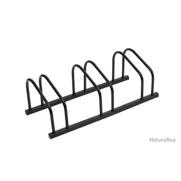 Porte-V�los en Acier Galvanis� - Capacit� 3 V�los Noir
