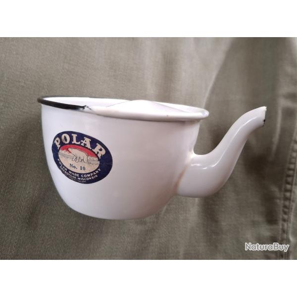 WW2 US ARMY H�PITAL  TASSE/CANARD REGLEMENTAIRE ORIGINAL MADE IN USA