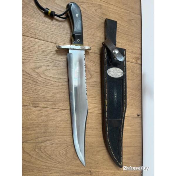 Couteau bowie de Dennis B Wilson Sr magnifique