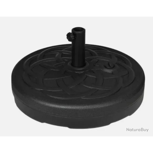 Pied de Parasol - Base de Lestage � Remplir - Sable ou Eau - Noir