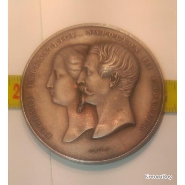 Napol�on III Empereur et Eug�nie Imp�ratrice - palais de l'industrie.