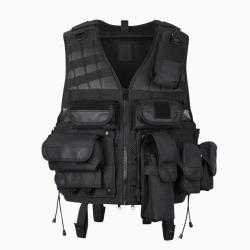 Chasuble d'Intervention Modulable Noire