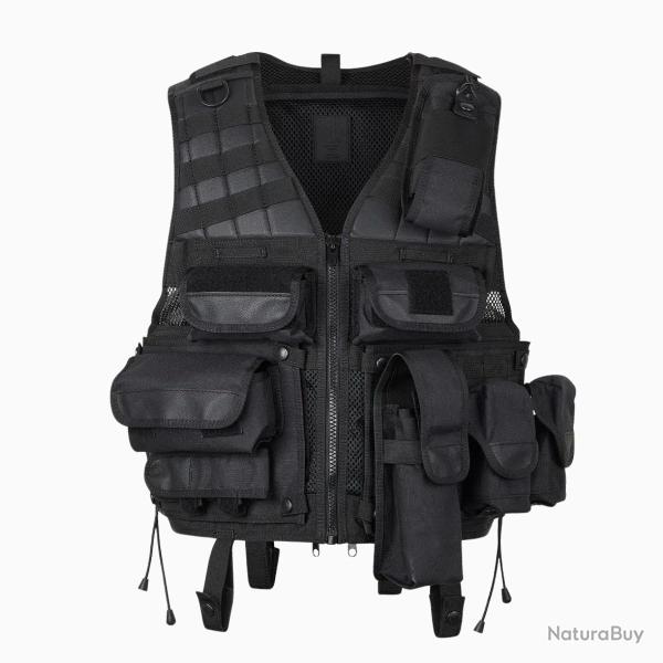 Chasuble d'Intervention Modulable Noire