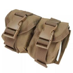 Porte Grenade frag Double Coyote Brown
