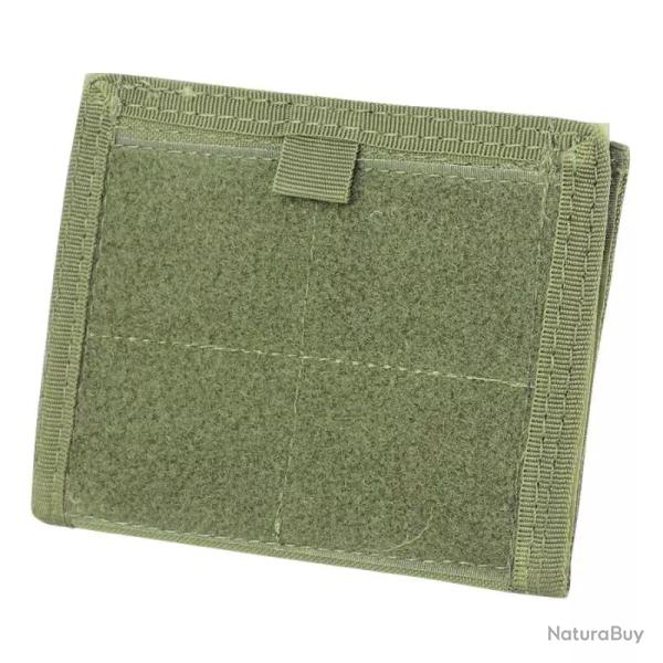 Poche ID Velcro Vert Olive