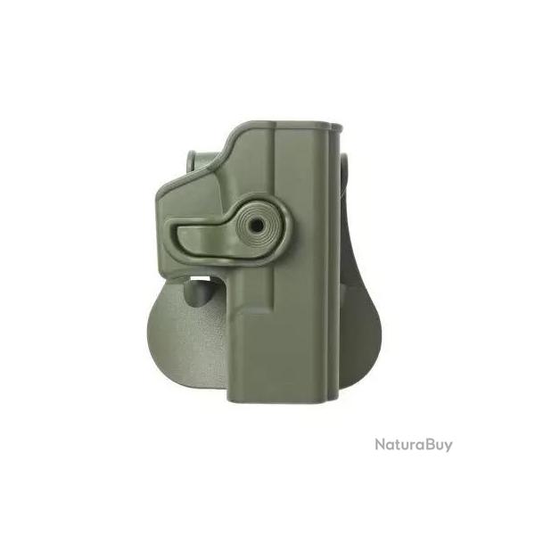 Holster Rigide LV2 Glock 19/19X/23/25/28/32/45 Gen4/5 Droitier Olive Drab