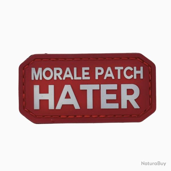 Morale Patch Hater Rouge