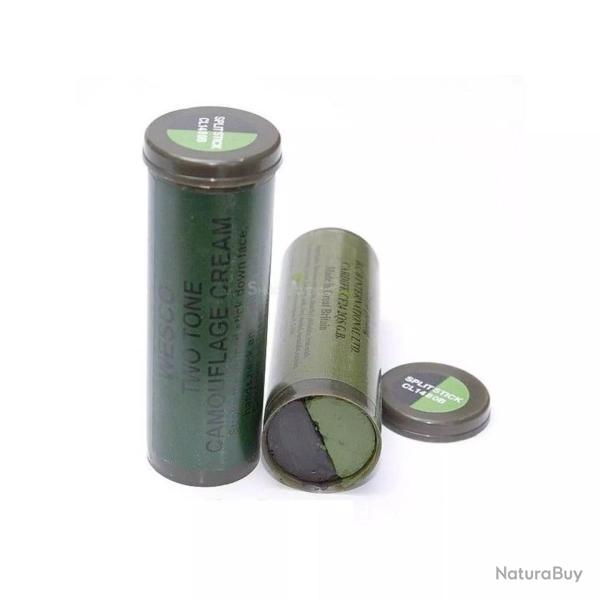 Stick De Camouflage Noir/Vert