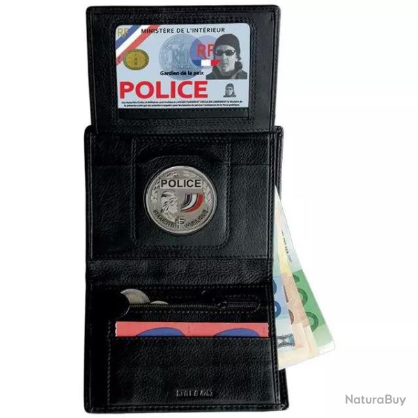 Portefeuille 3 volets + Emplacement m�daille