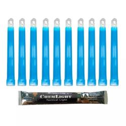 10 B&acirc;tons Lumineux ChemLight&reg; 6" Bleu