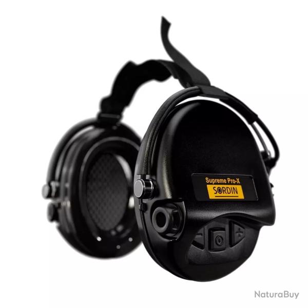 Casque Anti-bruit Supr�me Pro-X Serre-nuque Noir Noir