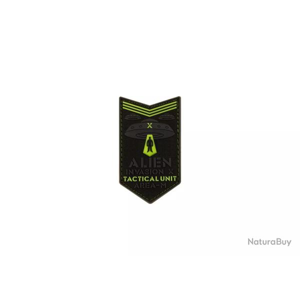 Patch Tactical Unit Alien Invasion Phosphorescent