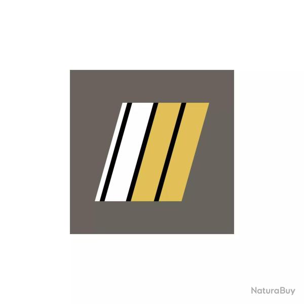 Grade militaire haute visibilit� blanc Caporal-chef / Brigadier-chef