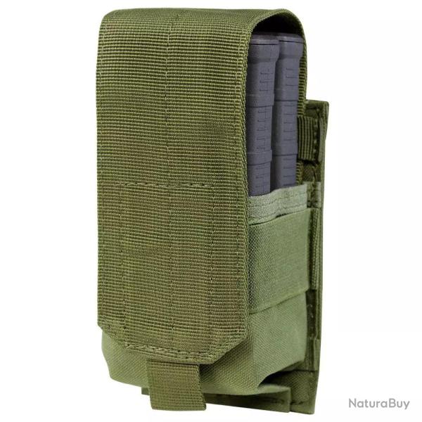 Single M14 Mag Pouch Gen II Vert Olive