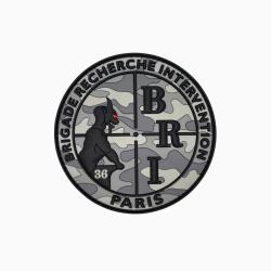 Patch PVC camo gris BRI