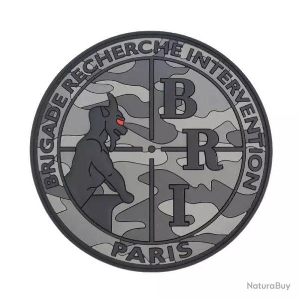 Patch PVC camo gris BRI
