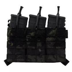 Porte-chargeurs Placard Triple AG3(TM) 5.56 Multicam&reg; Black(TM)