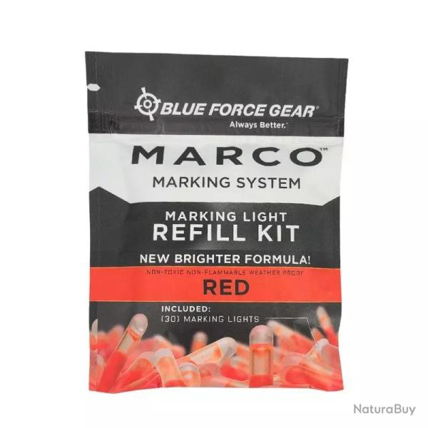 Kit de recharges 30 btons MARCO Rouge