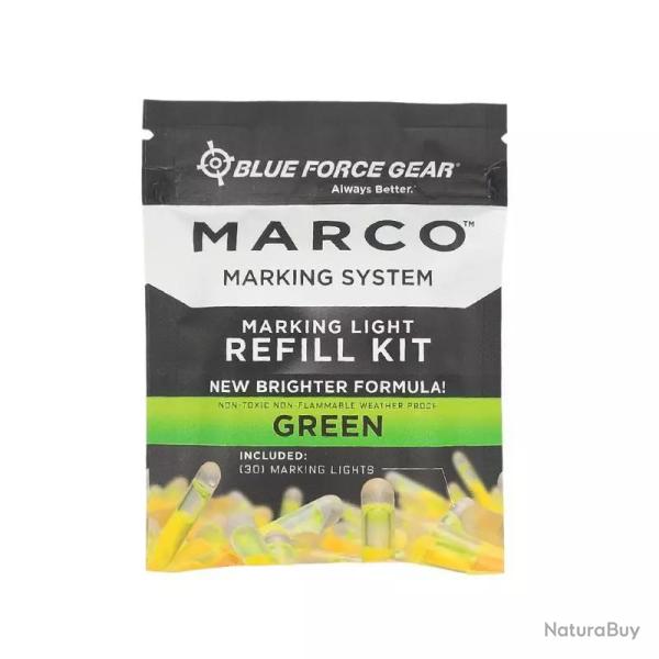 Kit de recharges 30 btons MARCO Vert