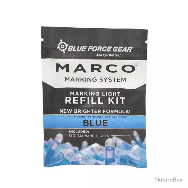 Kit de recharges 30 btons MARCO Bleu