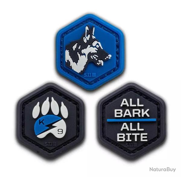 Patchs K9 Hex Bleu