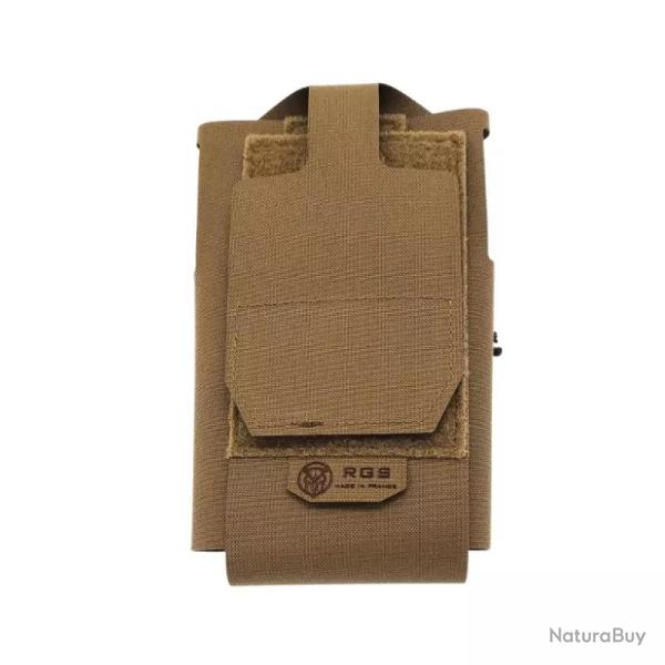 Poche radio ajustable Coyote Brown