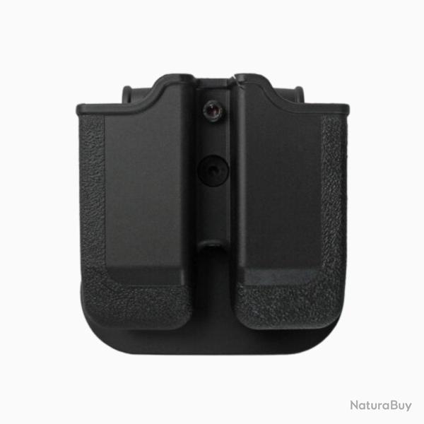 Double Porte Chargeurs Glock 20/21/30 MP02 Noir