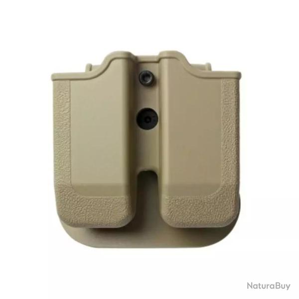 Double Porte Chargeurs Glock 20/21/30 MP02 Tan