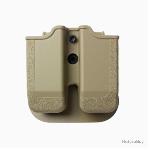 Double Porte Chargeurs Glock 20/21/30 MP02 Tan